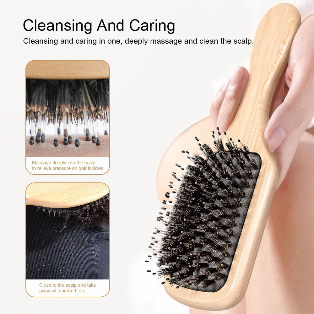 EcoLuxe™ Bamboo Detangling Brush