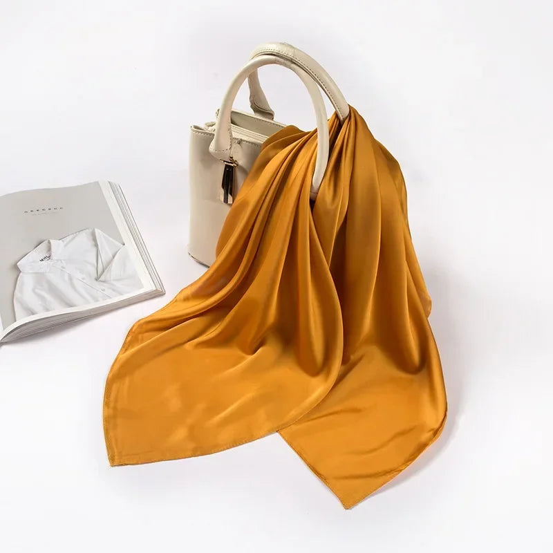 The Luxe Satin Square Scarf™
