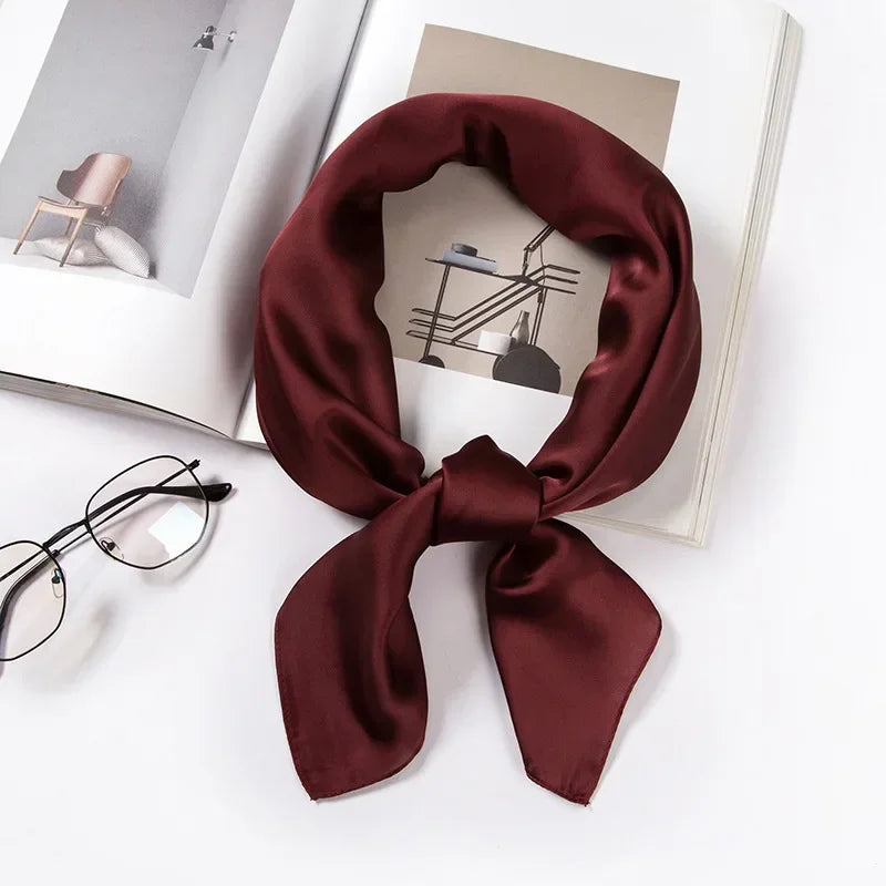 The Luxe Satin Square Scarf™