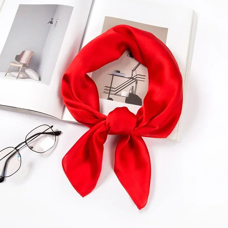 The Luxe Satin Square Scarf™