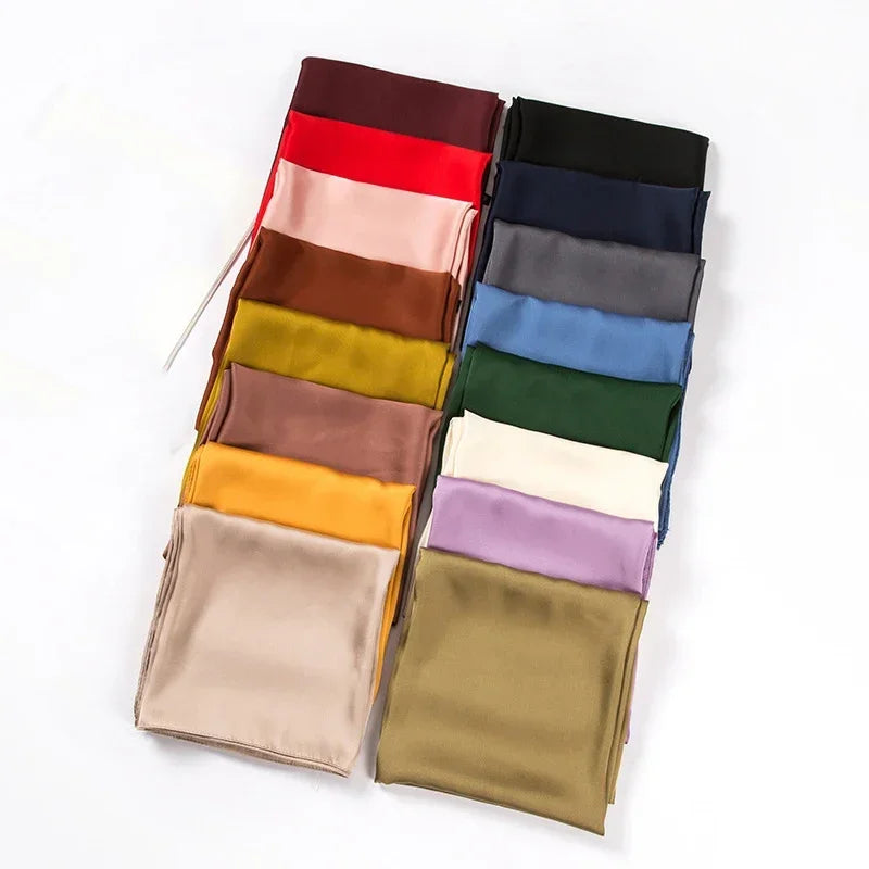 The Luxe Satin Square Scarf™