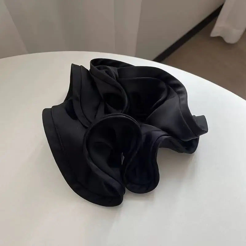 Parisian Satin Bloom Hair Tie