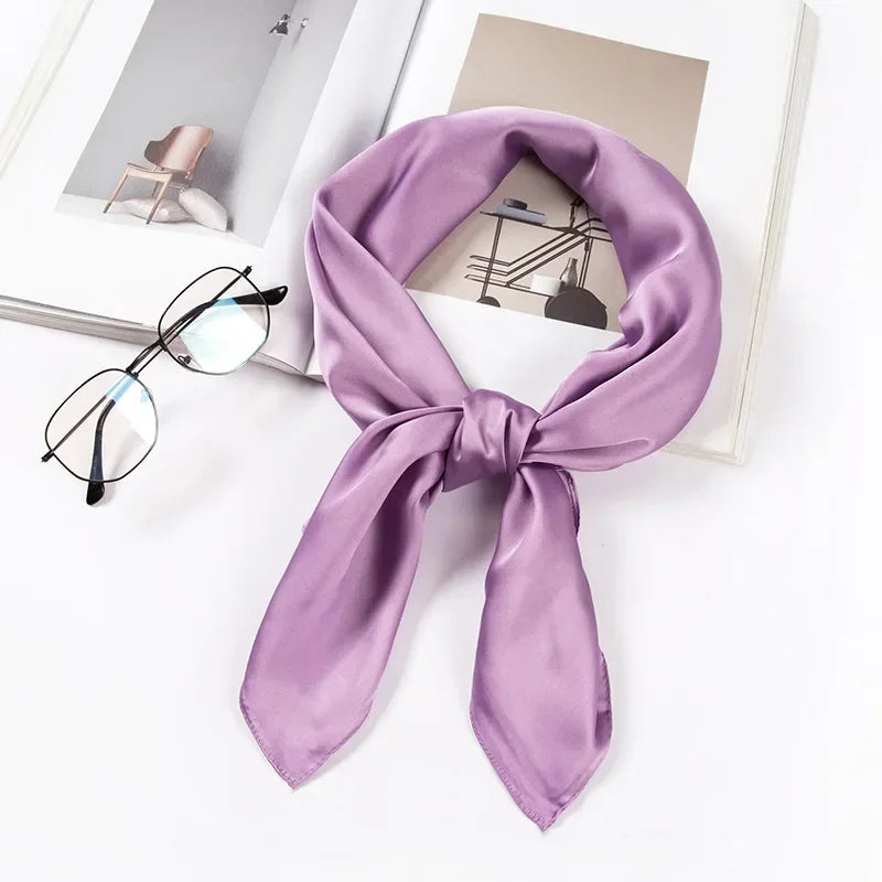 The Luxe Satin Square Scarf™