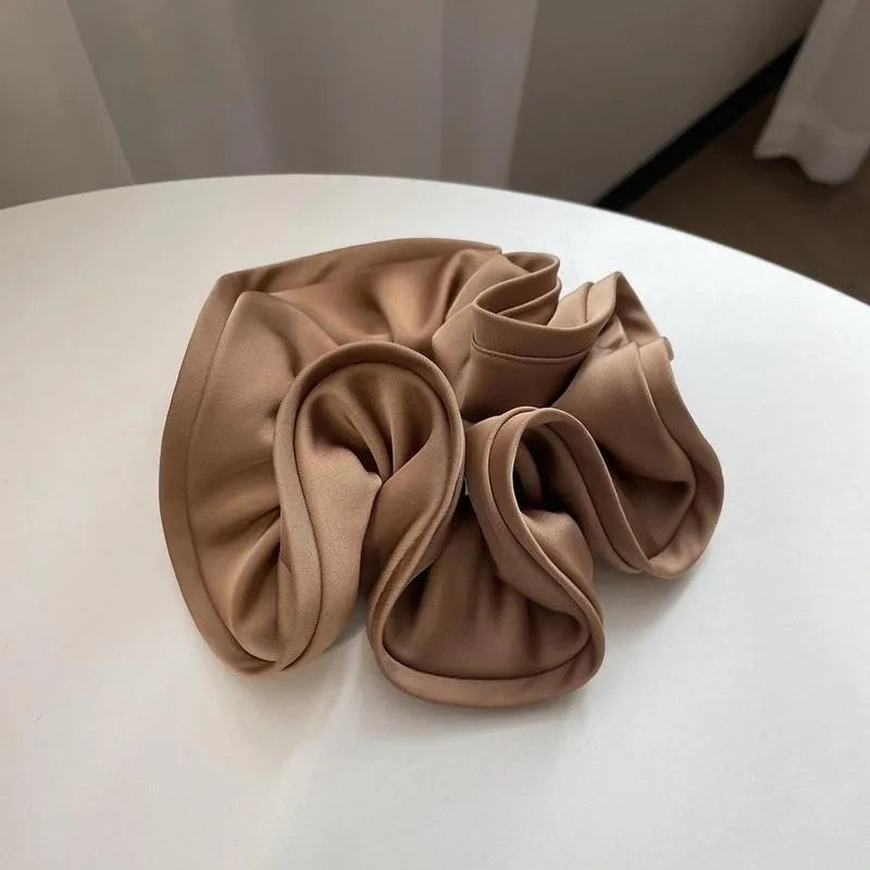 Parisian Satin Bloom Hair Tie