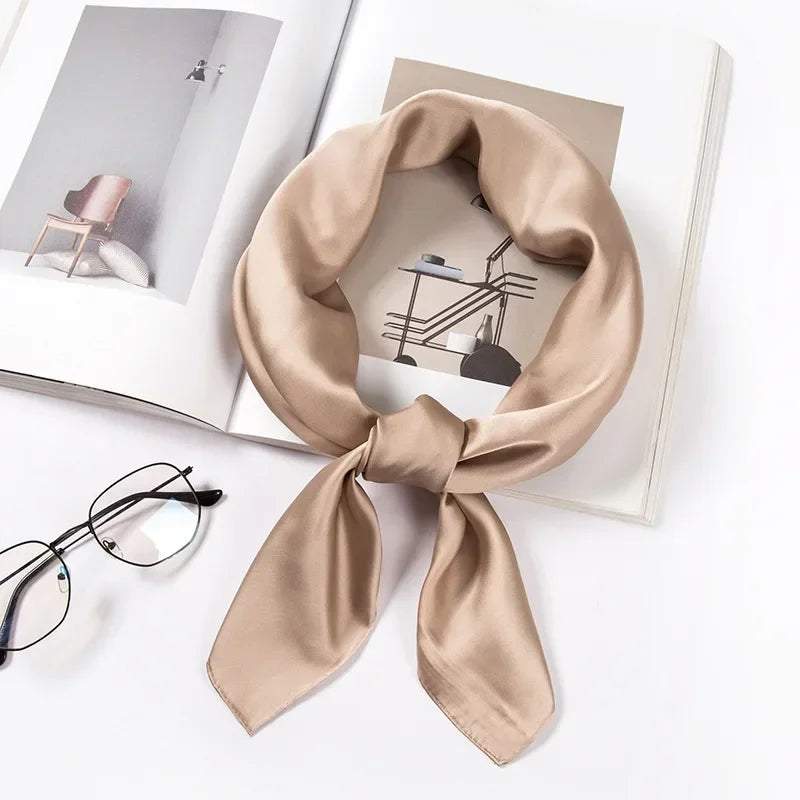 The Luxe Satin Square Scarf™